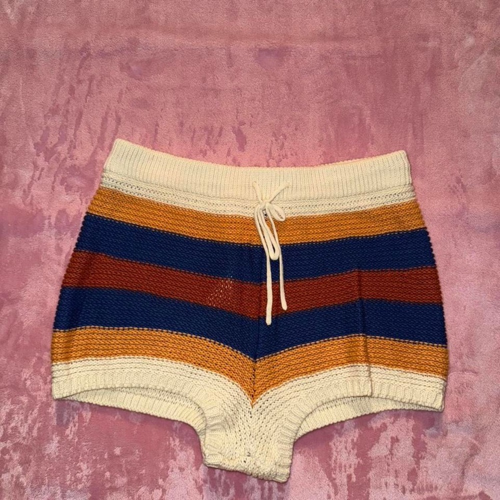 NWOT FP Beach Crochet Shorts‎ Size Medium
